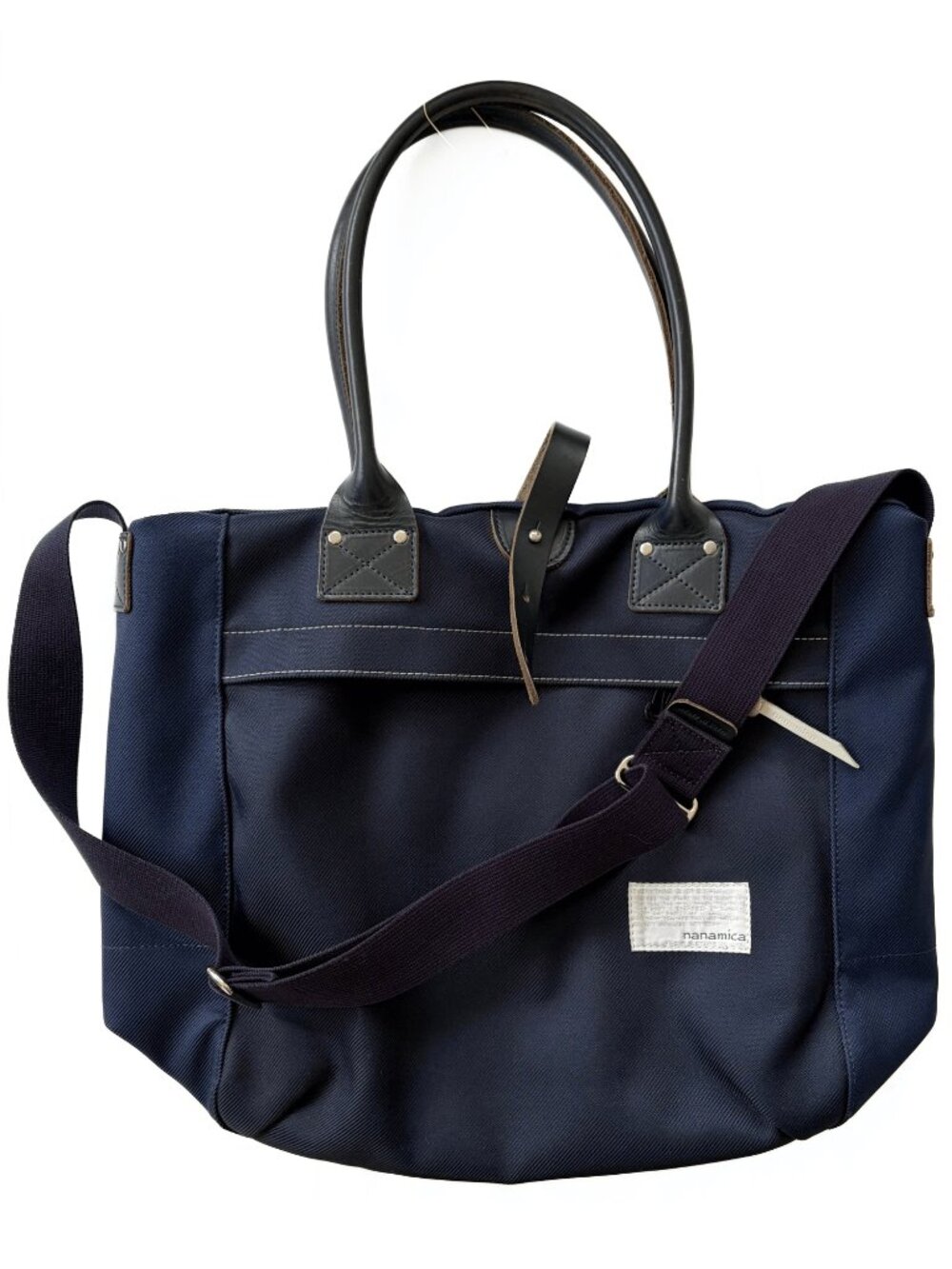 Nanamica SUKF224 Cordura 2-Way Briefcase Shoulder Bag Navy Made in Japan
